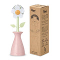 Florganic Dish Brush with Holder, Dish Scrubber, Pink