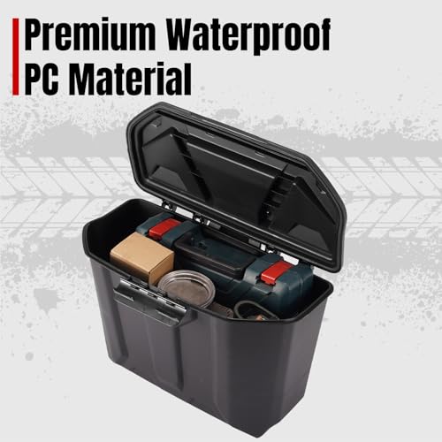Under Seat Storage Bin for Can Am Defender, Under Seat Waterproof Storage Box Accessories for Can Am Defender Max HD10 HD9 HD8 HD5 2016-2025, Replace #715003314 - view 6