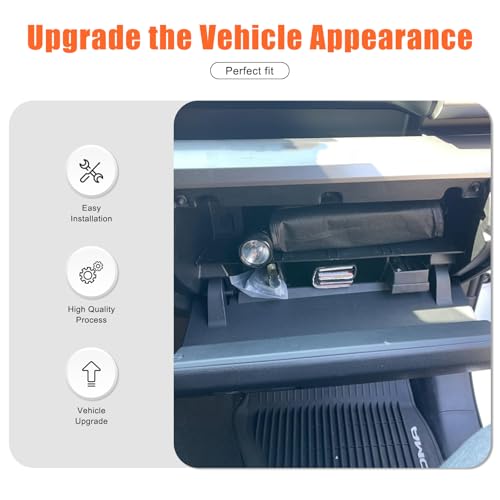 Glove Box Dividers Organizer Compatible with Toyota Tacoma 2024 2025, Center Console Organizer Insert Box ABS Secondary Storage Tacoma 2024 Compartment Tray Accessorie - view 3