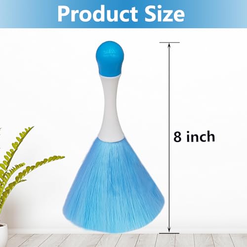 4 Pack 8" Hand Grips Microfiber Washable Duster, Suitable for Light Daily Household Dusting, Electrostatic Feather Duster Brush,Cleaning Supplies for Book,Screen,Sofa,Car,Furniture,Photo Frames - view 2