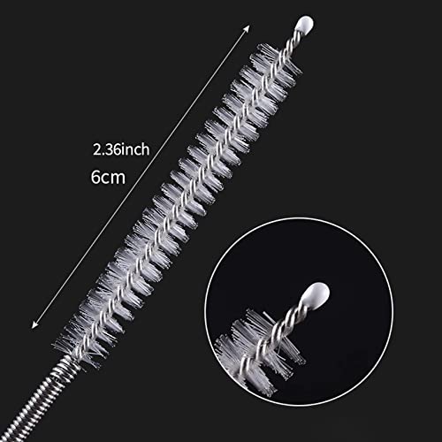 Extra Long Pipe Tube Cleaner Fridge Drain Pipe Dredging Tool Flexible Drain Brush Skinny Tube Spiral Cleaning Brush Drinking Straw Cleaner Brush Nylon Spring Aquarium Filter Brush 155CM (1) - view 6