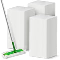 Disposable Mop Pads - Hard Floor Dust Mop - Disposable Microfiber Cloths - White Floor Cleaning Pads - 200 Count, White, 11.5" x 8"