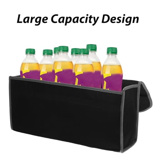 Foldable Felt Car Trunk Organizer with Strong Strap Portable Storage Bag for Groceries Cleaning Supplies and Sports Equipment 19.68In X 6.10In X 9.84In - view 4