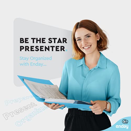 3 Ring Binder 1.5 Inch, Blue Heavy Duty Three Ring Binder, 325 Sheets Capacity - 1.5 Inch Binder for Home School and Office - view 3