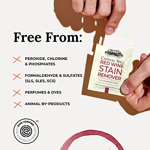 Wine Stain Remover Wipes, On The Go Stain Wipes, 5 Count - view 4