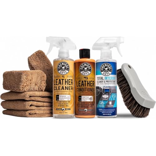 9-Piece Leather Cleaner, Conditioner & Total Interior Kit