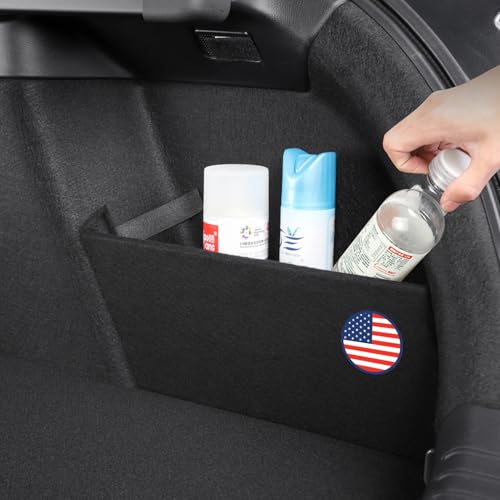 2PCS Rear Trunk Organizer Side Divider Board Compatible with Honda Civic 10th Gen 2016 2017 2018 2019 2020 2021 Accessories - ONLY for Sedan - view 5