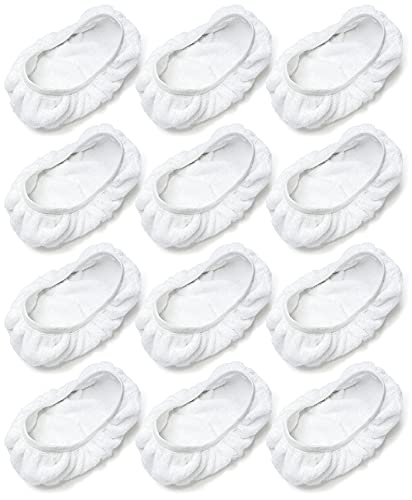 100% Cotton Terry Mop Pads 15x8 Inch, 12-Pack (Mop Not Included)