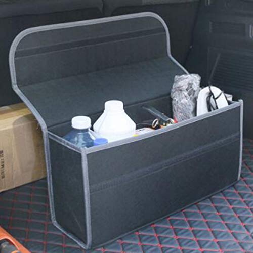 Foldable Felt Car Trunk Organizer Bag Portable Car Trunk Organizer for Groceries Cleaning Supplies Emergency Gear Snacks Sporting Equipment 19.68 X 6.10 X 9.84 in 1 pack - view 3