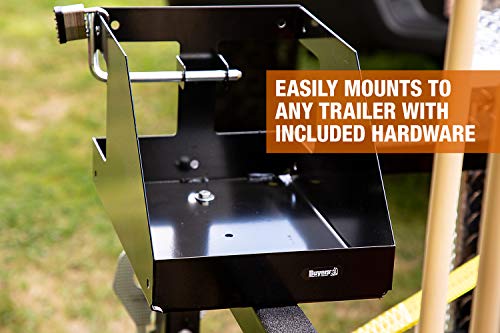 Buyers Products LT32 Locking Rack Gas Container Holder For Open & Closed Landscape Trailers, Made In The USA, Lawn Care Equipment, Secure Storage For Landscape Tools - view 6