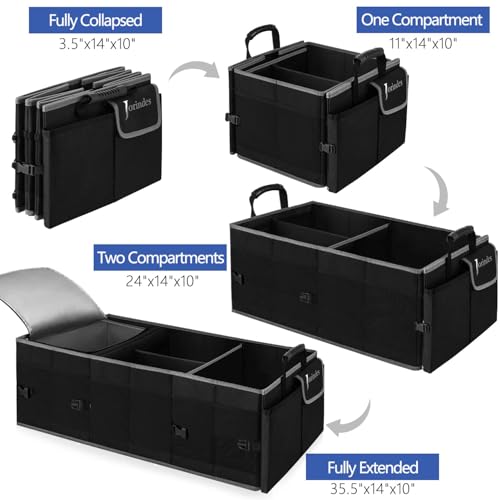 Trunk Organizer and Storage with Built-In Insulated Leak Proof Cooler Bag - view 5