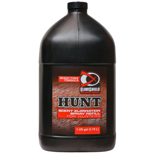 Hunt Gallon Refill Scent Eliminator: Odor Neutralizing Hunting Gear Treatment – Long-Lasting 60-Day Human Scent Control, Fabric-Safe Formula