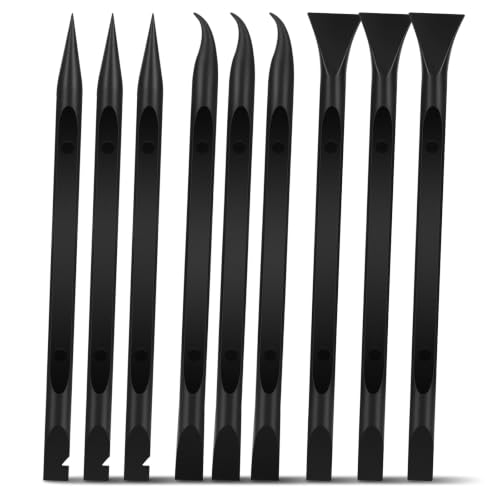 9-Piece Car Detailing Pick Set, Car Crevice Cleaning Tool for Tight Gaps, Remove Stickers, Labels, Grease & Grime - view 7