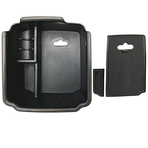 Compatible with VW Tiguan 2018 2019 2020 2021 2022 2023 2024 and 2022 2023 2024 2025 2026 VW Taos Center Console Tray Organizer Insert ABS Armrest Box Secondary Storage - view 5