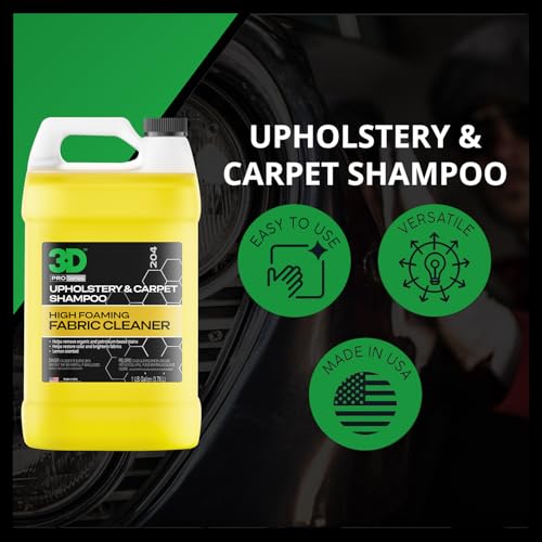 Upholstery & Carpet Shampoo - High Foam Stain Remover & Odor Eliminator Shampoo 1 Gallon - view 4