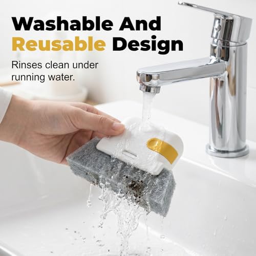 2-in-1 Groove Cleaning Tool, Window Sill Track Cleaner Tools (Gray) - view 5
