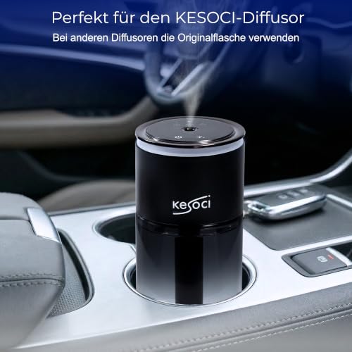 Smart Car Air Freshener Refill Liquid 160ML – Car Diffuser Refill with Replacement Cotton Wick & Holder Kit, Long Lasting Fragrance for Smart Car Diffusers (Deep Ocean) - view 4
