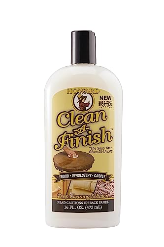 Clean-A-Finish Wood Cleaner and Upholstery Cleaner for Furniture, Carpet Cleaning, Pour Bottle, 16 oz