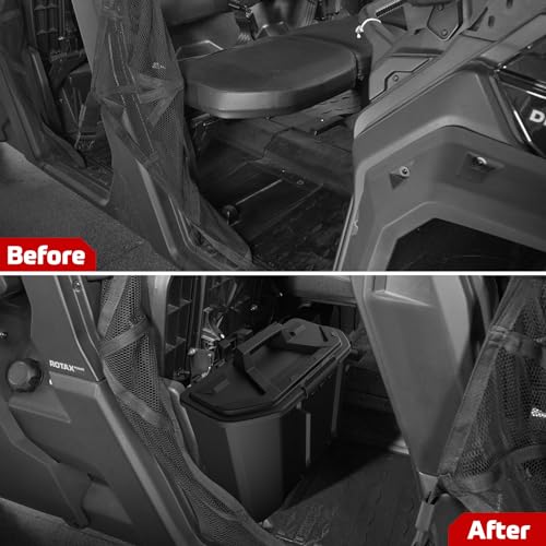 Can Am Defender Removable Storage Bin, Passenger Underseat Storage Box Compatible with HD5/HD8/Max HD8/HD10/Max HD10 2016-2024,Replace OEM #715003314 - view 5