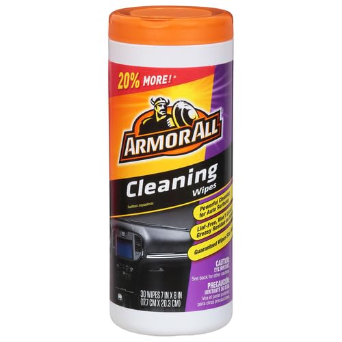 Interior Car Cleaning Wipes, Car Wipes for Dirt and Dust, 30 Count (Pack of 2) - view 2