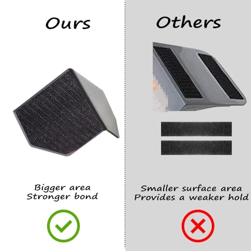 Car Trunk Organizer Blocks, 4 Pack Hook & Loop Cargo Dividers - view 5