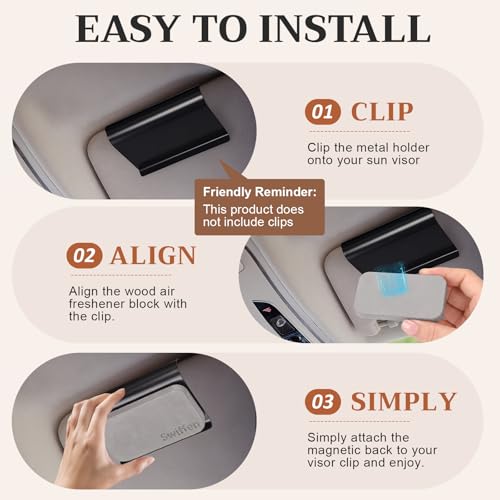 3 Pcs Stone Car Air Freshener Refills, Long Lasting Scent Diffuser - view 4