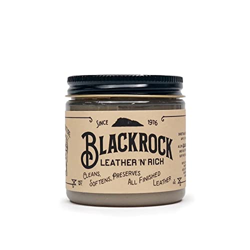 LEATHER N RICH - Quality leather cleaner and conditioner, Made in the USA since 1976 - Leather care for boots, saddles, car interiors, furniture, horse tack. Easy to use.