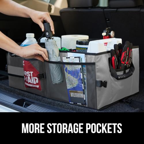 Trunk Organizer for SUV and Cars, Large Capacity, Gray - view 4