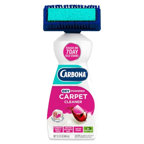 Oxy-Powered Carpet Cleaner with Built-In Brush, Foaming Spot & Stain Remover for Rugs, Upholstery & High-Traffic Areas, No-Rinse Formula, 13.5 Fl Oz (Pack of 3) - view 2