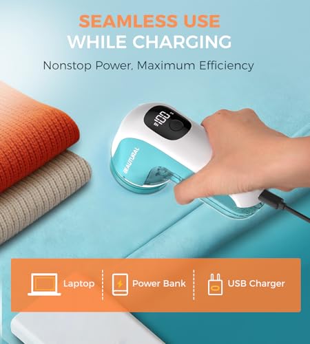 Fabric Shaver and Lint Remover, Portable Sweater Defuzzer - view 5