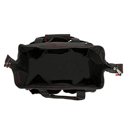 14-inch Tool Bag, Multi-pocket Tool Organizer with Adjustable Shoulder Strap, W081021A, black - view 4
