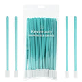 50PCS Disposable Crevice Cleaning Brush Kit, Disposable Toilet Brush, Window Sill, Keyboard, Car AC Cleaner (Blue)