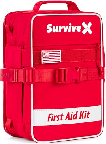 Large First Aid Kit, Emergency Kit for 3-4 People