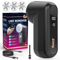 Fabric Shaver, Lint Remover for Clothes, Type-C Rechargeable Lint Shaver with LCD Display & 6-Blade, Sweater Shavers to Remove Pilling，Fuzz Remover Fabric Shaver for Clothing and Furniture