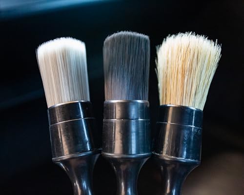 Car Detailing Brush Set, (2) Boar's Hair, (2) Extra-Soft, (2) Nylon Brushes, for Interiors and Exteriors, Cleans Air Vents, Leather Seats, Trim, Wheels, Emblems, Engine Bay, 6-Piece Set - view 2