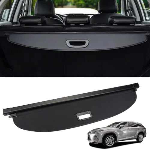 Car Rear Trunk Parcel Shelf for Lexus RX350L RX450HL 2018-2022, Retractable Luggage Cargo Cover Parcel Shelf Boot Shelves Partition Security Privacy Interior Accessories
