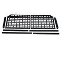 Rear Cargo Rack Basket for Toyota 4Runner 2010-2024 Car Accessories Interior Luggage Carrier Modular Storage Panel Trunk Shelf Hanging Boards Organizer Kit Black Aluminum Alloy (Center)