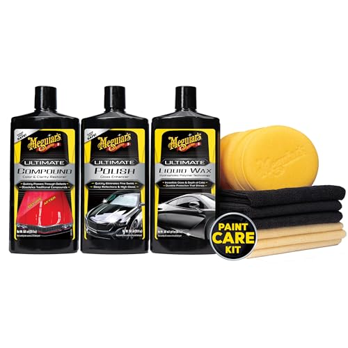 Ultimate 3 Step Paint Care Kit, Car Detailing and Polishing Kit