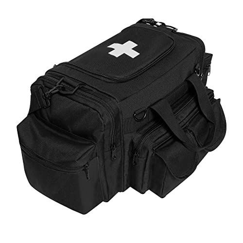 EMT Bag Emergency Response Gear Storage Bag, Black