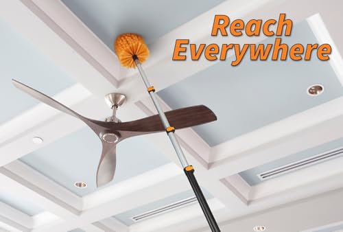 4-13 ft Cobweb Duster with Extension Pole 20 Foot High Reach - view 5