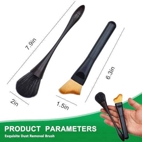 2 Pack Exquisite Dusting Brush Kit, Dust Brushes, Car Detailing Brush, Feather Duster Brush for Models, Craf, Collectibles,Computers, Digital Devices, Car Interior, Musical Instruments - view 5