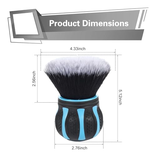 1 PC Ultra Soft Detailing Brush, Extra Large Microfiber Ball Car Detail Brush, Multi-surface Cleaning Tool for Air Vents and Crevices, Universal Automotive Interior Accessory (Blue) - view 2