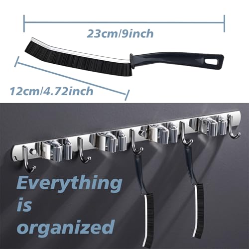 Crevice Cleaning Brush Magic Brush Tool, Bathroom Tile Groove Gap Radiator Window Sink Alloy Cleaning Scrubbing Brushes with Long Handle, Thin Cleaning Supplies for Home Kitchen Narrow Corners - view 4