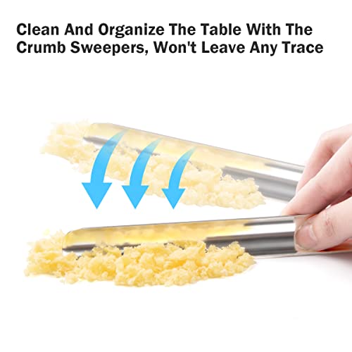Restaurant Crumb Sweepers, Restaurant Crumb Cleaner, High Quality Stainless Steel Crumb Scraper, Crumber Tool for Waiters, Waitresses and Servers (1 PACK, Silver) - view 4