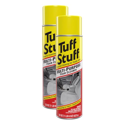 Multi-Purpose Foam Cleaner, Use on Car Interior, Furniture, Carpet, 22 Oz Each (Pack of 2)