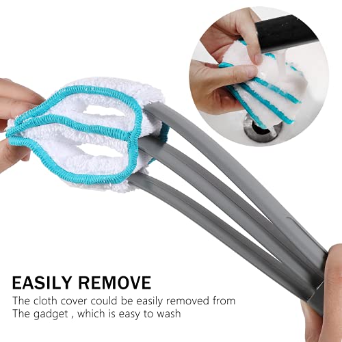Blind Duster, Window Cleaner Duster Brush with 5 Microfiber Sleeves - view 3