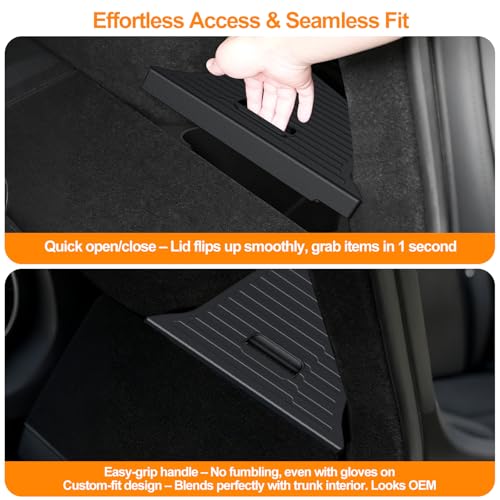 Trunk Storage Bins for 2025 2026 Tesla Model Y Juniper - view 5