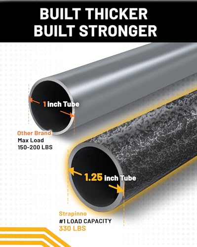 Ratcheting Cargo Bar 44"-74", Non-Slip Truck Bed Divider, Easy Setup, Strong 1.25" Tube, Adjustable Stabilizer for Pickup Trucks - view 4