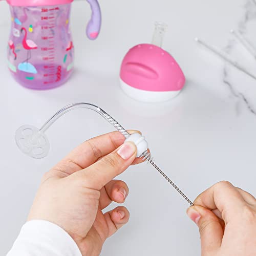 9-Piece Straw Cleaner Brush Kit - for Stanley Mug 40, 30, 20 oz, (3-Size) Extra Long Pipe Cleaners, Straw Cleaning Brush for Tumbler, Sippy Cup, Bottle and Tube - view 5