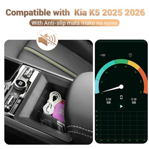 2025 K5 Center Console Organizer for 2025 2026 Kia K5 Center Console Tray Middle Console Storage Insert Tray Arm Rest Organizer for Kia K5 Accessories - view 4